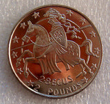 Gibraltar 1992 2.8 Ecus 2 Pounds Knight on Horse Uncirculated