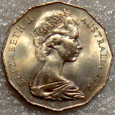 Australia 1972 50 Cent Uncirculated