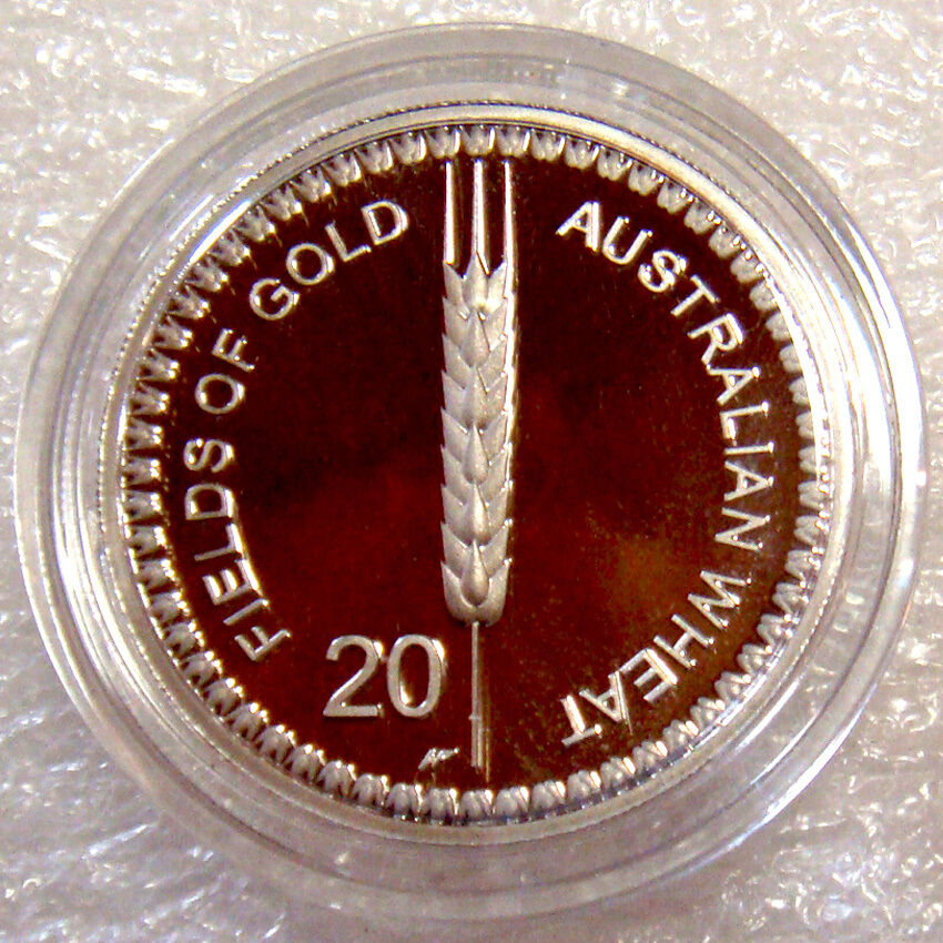 Australia 2012 20 Cent Proof Fields of Gold  Australian Wheat 7,502 Minted