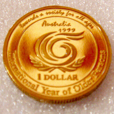Australia 1999 $1 Proof Year of the Older Person
