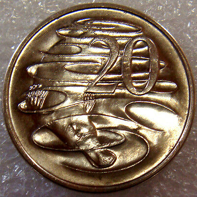 Australia 1972 20 Cent Uncirculated Platypus