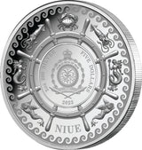 Niue 2023 $5 The Kraken 2oz .999 Silver Proof Coin 750 Minted