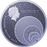 Tokelau 2022 $5 Magnum Opus Golden Ratio Fractals 1oz .9999 Silver BU Coin