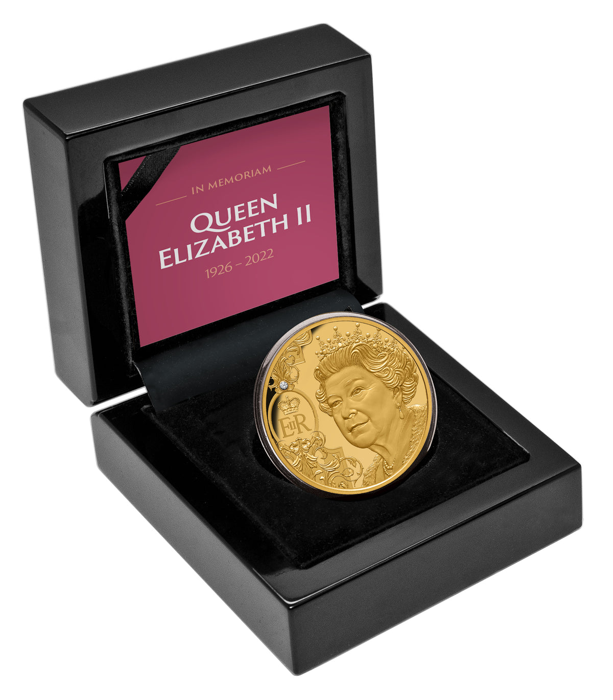 Niue 2022 $100 Queen Elizabeth II Tribute Gold 1oz Gold Proof Coin