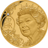 Niue 2022 $100 Queen Elizabeth II Tribute Gold 1oz Gold Proof Coin