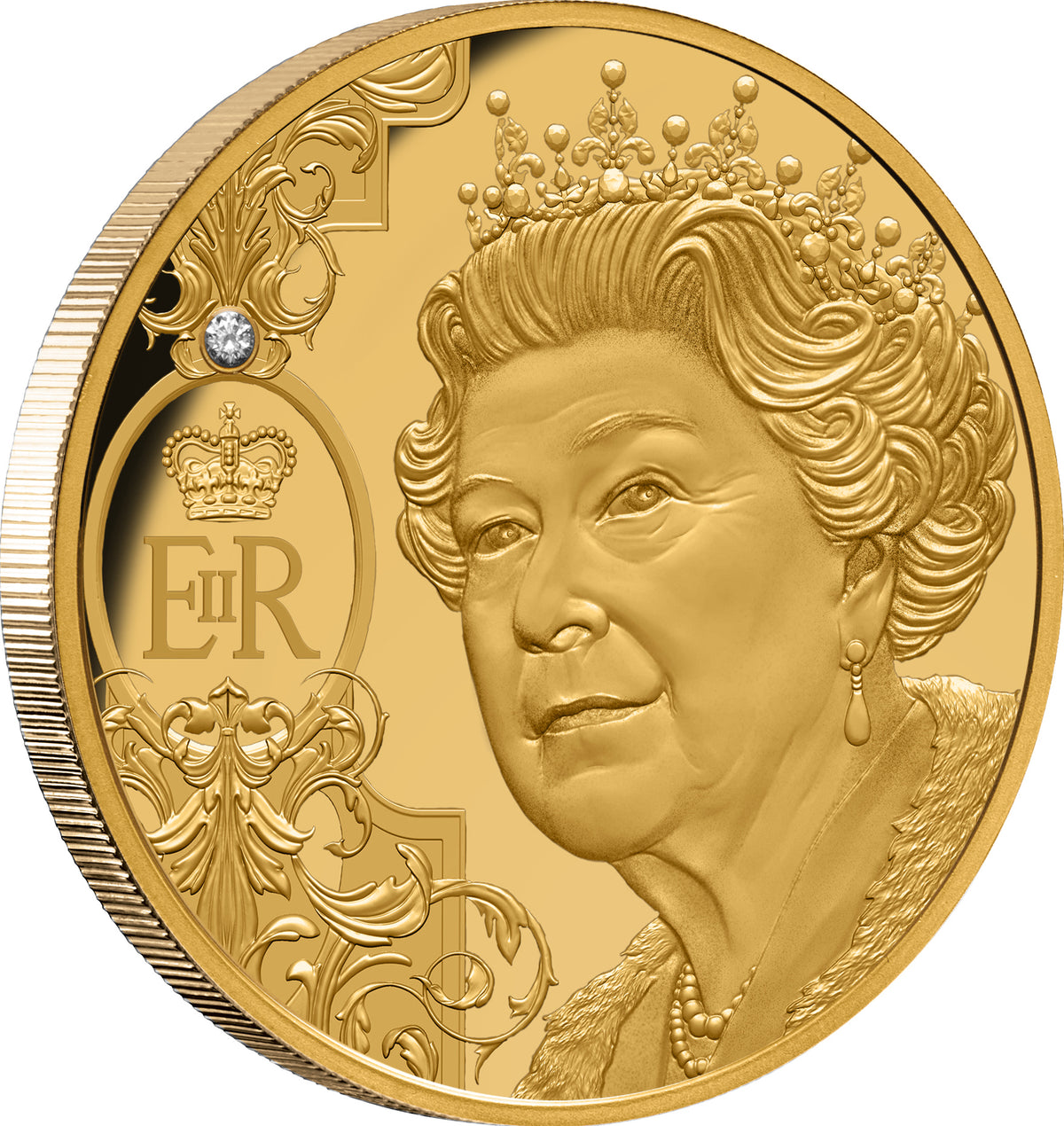 Niue 2022 $100 Queen Elizabeth II Tribute Gold 1oz Gold Proof Coin