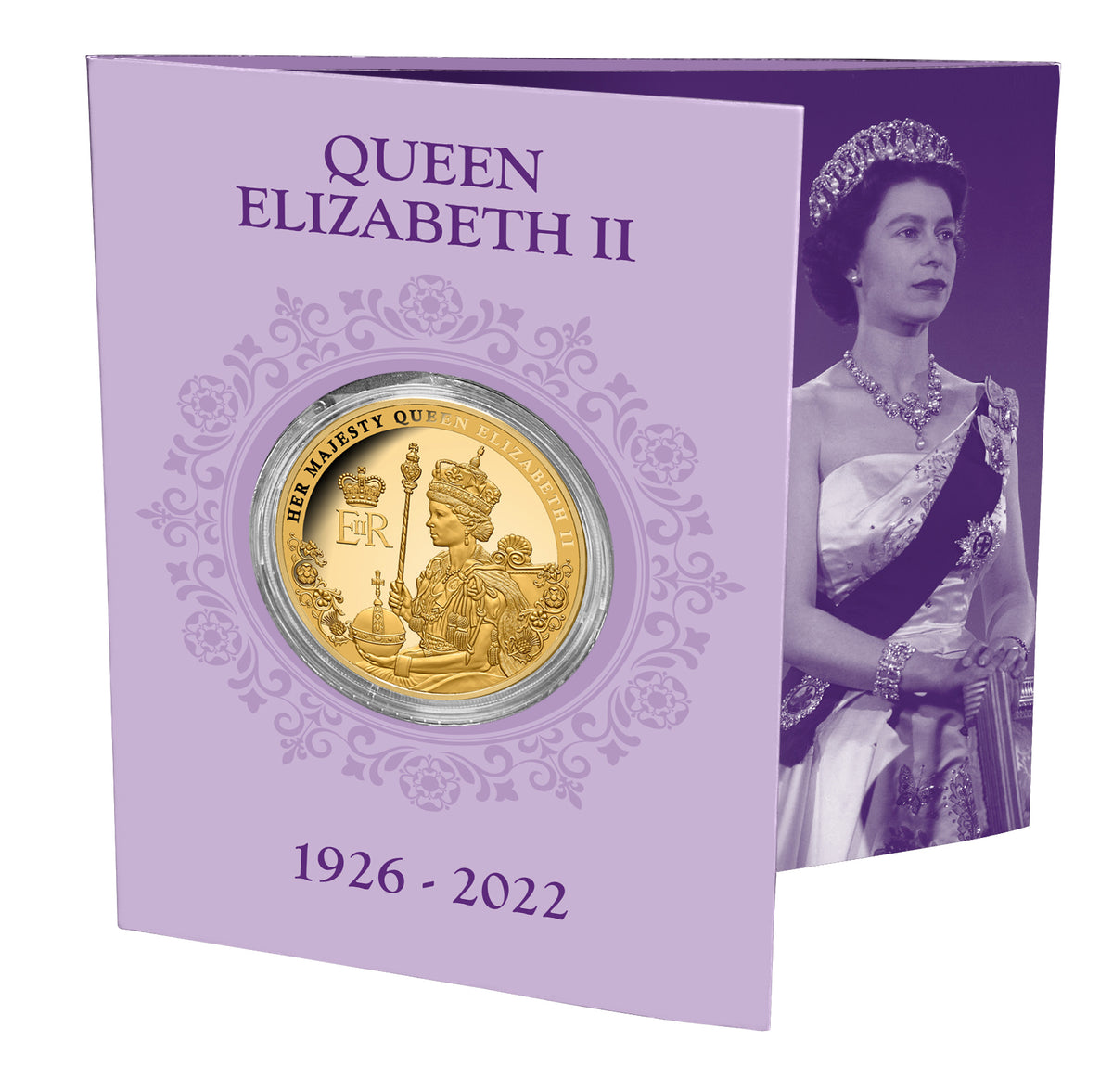 Queen Elizabeth II Tribute Medallion Prooflike in Commemorative Folder