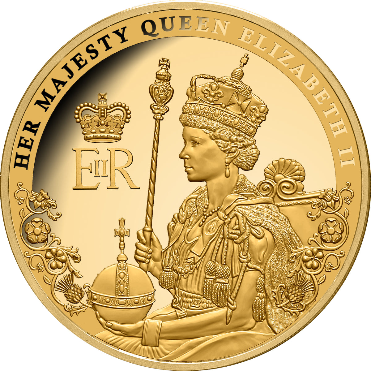 Queen Elizabeth II Tribute Medallion Prooflike in Commemorative Folder