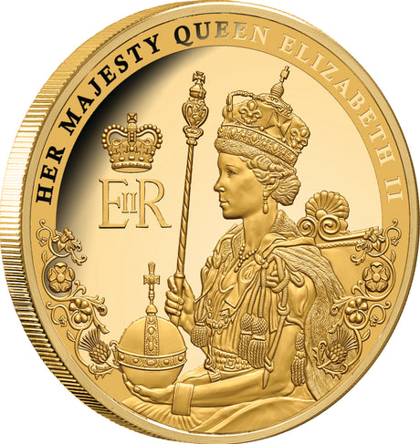 Queen Elizabeth II Tribute Medallion Prooflike in Commemorative Folder