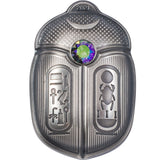 Palau 2021 $5 King Tut Scarab 1oz Silver Ultra-High Relief Antiqued Silver Proof Coin CIT Smartminting®