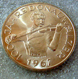 Austria 1967 50 Schillings Uncirculated 100th Birthday of the Blue Danube Waltz 90% Silver 34mm
