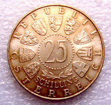 Austria 1956 25 Schillings Uncirculated 200th Birthday of Amadeus Mozart