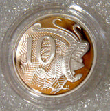 Australia 2004 10 Cent Silver Proof Lyrebird