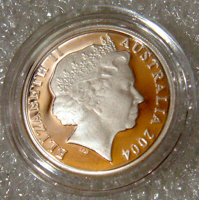 Australia 2004 10 Cent Silver Proof Lyrebird
