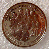 Australia 2003 20 Cent Proof Volunteers