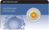 Australia 2022 $2 Honey Bee Coloured Uncirculated Al-Br Coin Pack