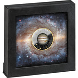 Cameroon 2021 500 Francs Silver Ruthenium Proof Coin - Solar System Series - Jupiter with Magnifying Lens Coloured
