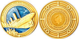 Solomon Islands 2021 $25 Remembering the RMS Titanic 35th Anniversary 3 Oz Gold Proof Coin