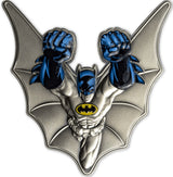 Barbados 2022 $5 Batman 5 oz Shaped Silver Antique Finish