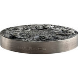 Ivory Coast 2022 5000 Francs Completer Big Five Mauquoy 5 Oz Antique .999 Silver Coin #263/999