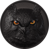 Palau 2021 $10 Eagle Owl Hunters by Night 2 oz Silver Coin CIT Smartminting®