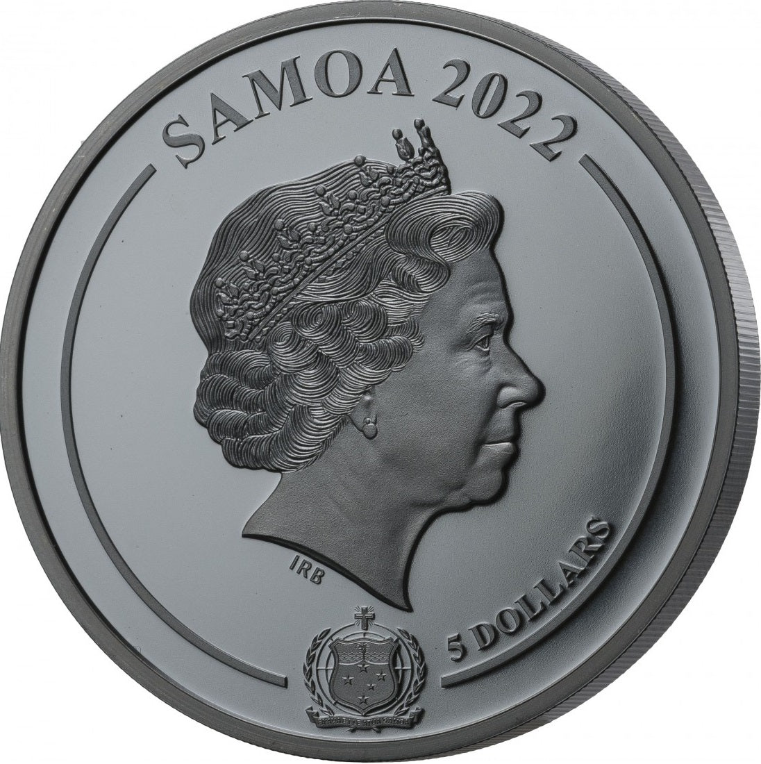 Samoa 2022 $5 Princess Grace of Monaco / Grace Kelly 40th Anniversary 1oz .999 Silver Coin Shadow Minting Technique