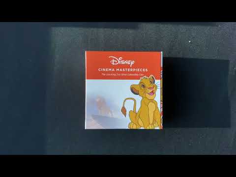 Niue 2022 $10 Disney Cinema Masterpieces - The Lion King 3oz Silver Coloured Coin
