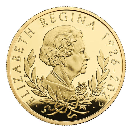 United Kingdom 2022 £25 King Charles III  Queen Elizabeth II Tribute 1/4oz Gold Proof Coin PRE-ORDER