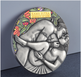 Cameroon 2022 3000 Francs CFA Kama Sutra IV Moments of Love 3 oz Silver