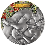 Cameroon 2022 3000 Francs CFA Kama Sutra IV Moments of Love 3 oz Silver
