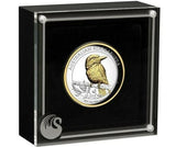 Australian Kookaburra 2021 $2 2 oz Silver Proof Gilded High Relief Coin Perth Mint
