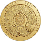 Niue 2022 $5 Nuestra Senora de Atocha 2 oz Gilded Silver with Sunken Treasure Inlay- 50 made