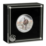 Australia 2021 $1 Australian Emu - 1oz Silver Coloured Coin - ANDA Melbourne Money Expo Perth Mint