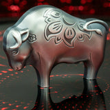 2021 Mongolia 1000 Togrog Mighty Ox 1 oz Silver Coin