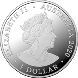 2020 $1 Eureka! Australia's Gold Rush  C  Mint Mark Selectively Gold Plated Silver Proof