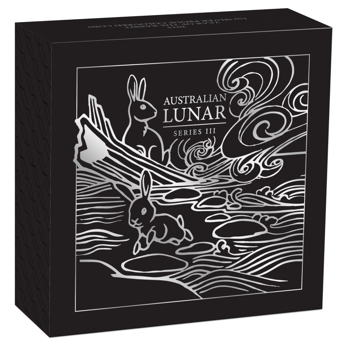 Australian Lunar Series III 2023 $1 Year of the Rabbit 1oz .999 Silver Proof Coloured Coin Perth Mint