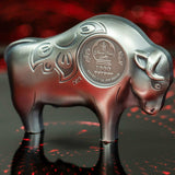 2021 Mongolia 1000 Togrog Mighty Ox 1 oz Silver Coin