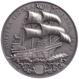 Niue 2022 $5 Nuestra Senora de Atocha 2 oz Silver Coin with Sunken Treasure Inlay- 200 made