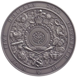 Niue 2022 $5 Nuestra Senora de Atocha 2 oz Silver Coin with Sunken Treasure Inlay- 200 made