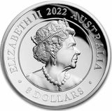 Australian Swan 2022 $5 5oz Silver Proof High Relief Coin 500 Made
