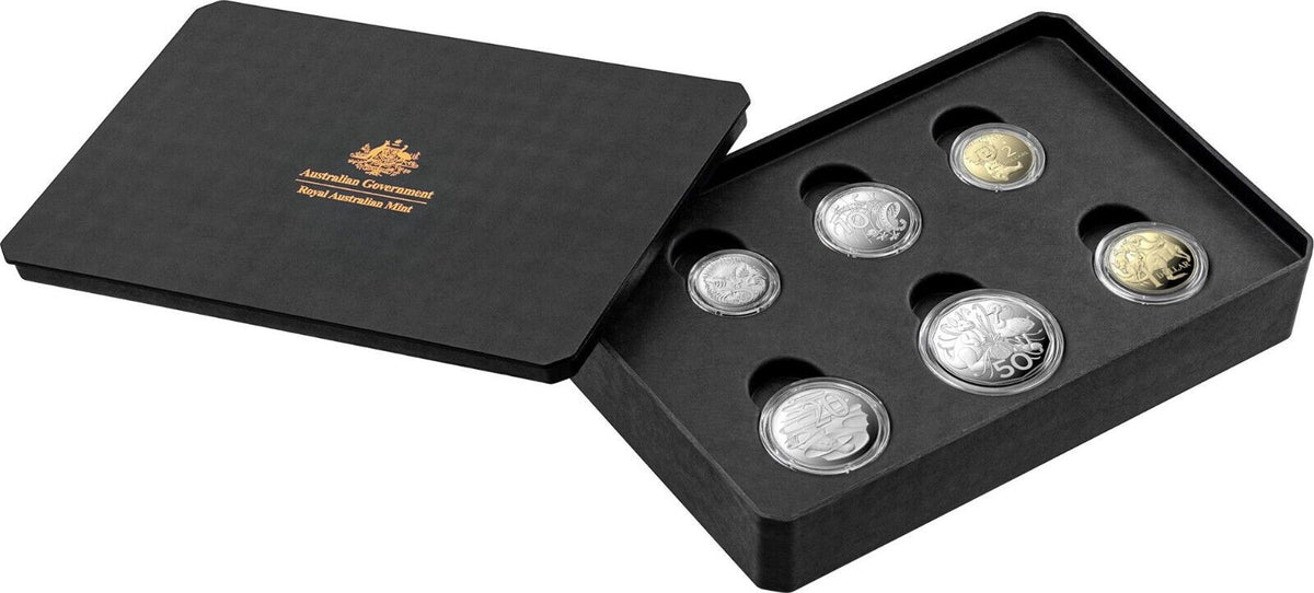 2022 Baby Proof Year Set 3 Unique Coins 10c 50c $2: Case with coins