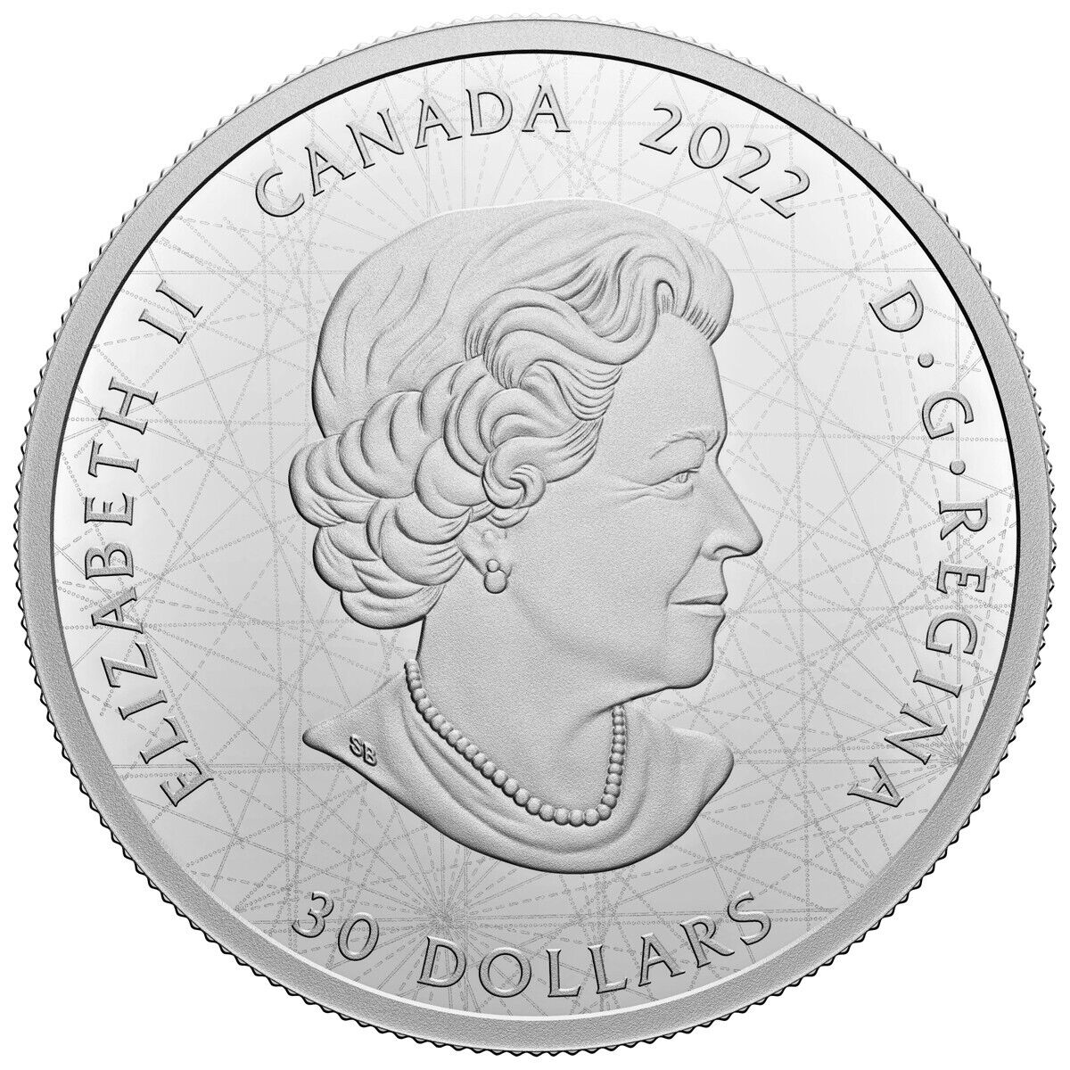 2022 Canada $30 Signs of the Zodiac Colourized Glow in the Dark 2oz 99.99% Silver Coin Black Light Torch included Obverse