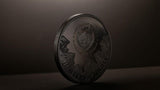 Palau 2022 $10  Python Hunters By Night 2 Oz Silver Black Proof Coin