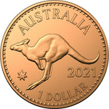 Australia 2021 $1 110th Anniversary of the Australian Penny Copper Uncirculated Two-Coin Set