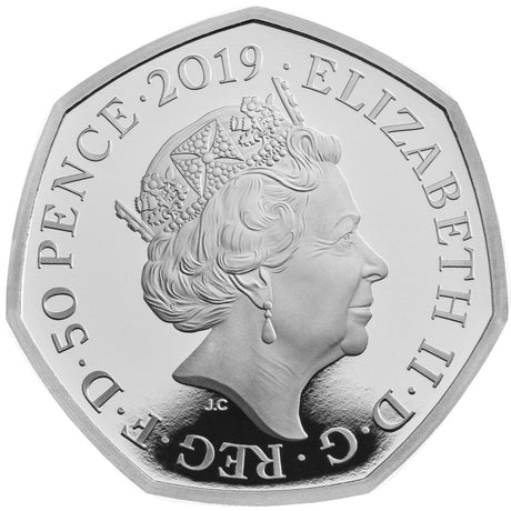 United Kingdom 2019 50p Proof Celebrating the Life of Stephen Hawking Silver