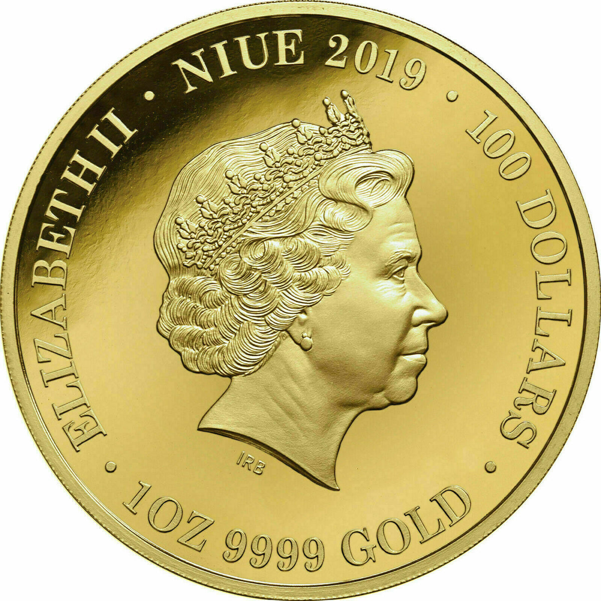Niue 2019 Australia At Night Platypus $100 1 Oz Gold Proof Platinum Plate -Last Mintage