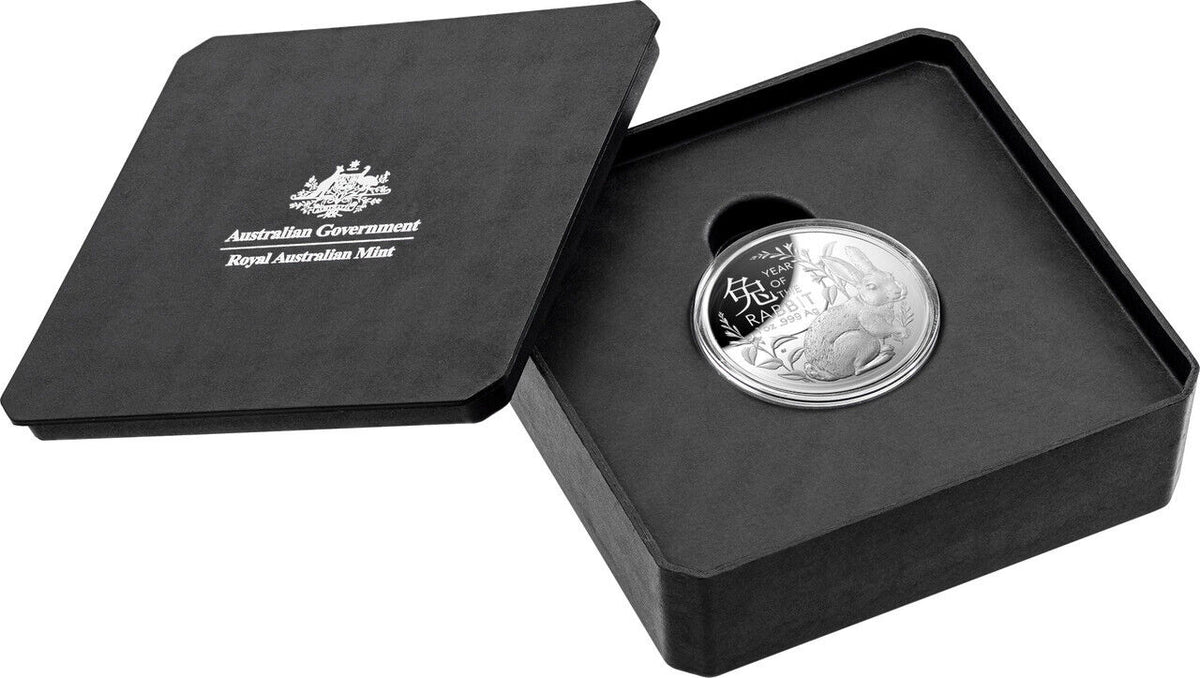Australia 2023 $5 Lunar Year Of The Rabbit  Domed Silver Proof