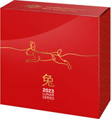 Australia 2023 $5 Lunar Year Of The Rabbit  Domed Silver Proof