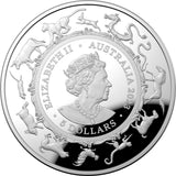 Australia 2023 $5 Lunar Year Of The Rabbit  Domed Silver Proof