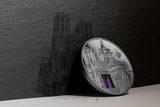 Palau 2021 $25 Notre Dame de Paris Tiffany Art 5 Oz Black Silver Proof Coin CIT Smartminting®
